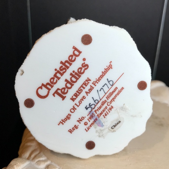 Cherished Teddies by Enesco 1995 Kristen - Picture 8 of 8